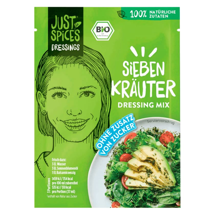 Just Spices Bio Sieben Kräuter Dressing Mix 24g